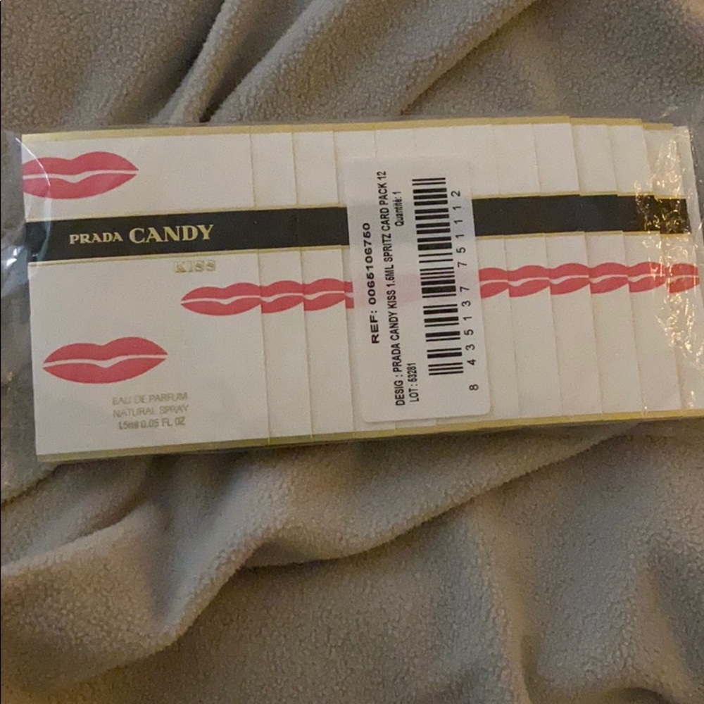 100% AUTHENTIC Prada Candy 12 samples in a pack